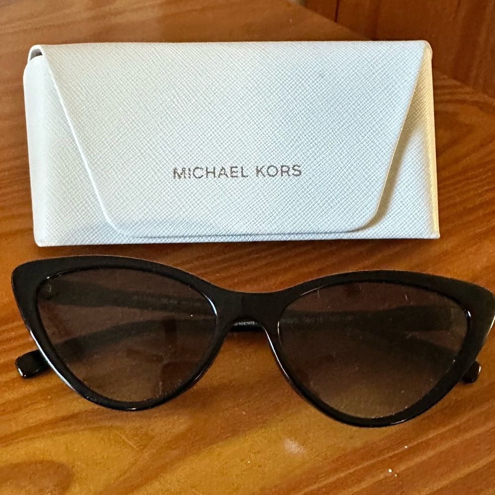 Michael Kors Black Cat-Eye Sunglasses